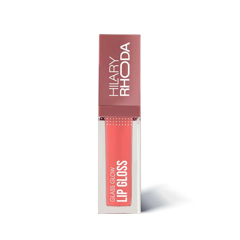 Hilary Rhoda Glass Glow Lip Gloss | Nourishing & Hydrating Lip Gloss | Sheer Coverage | High Shine | Juicy & Plump Lips | Glides on Smoothly | 5ml (Peach Me - Shade 02) thumbnail 8
